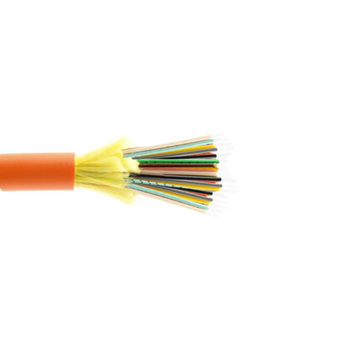 PowerPipe Stranded BC Tight Buffer Fiber Riser OS2 40V-Series FR PVC Oval Hybrid Cable